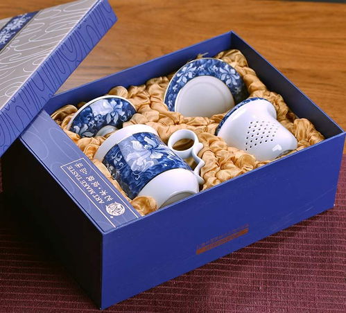 饋贈禮品陶瓷四件杯廠家