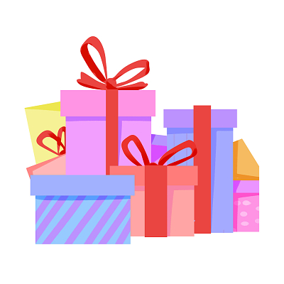 禮盒卡通素材